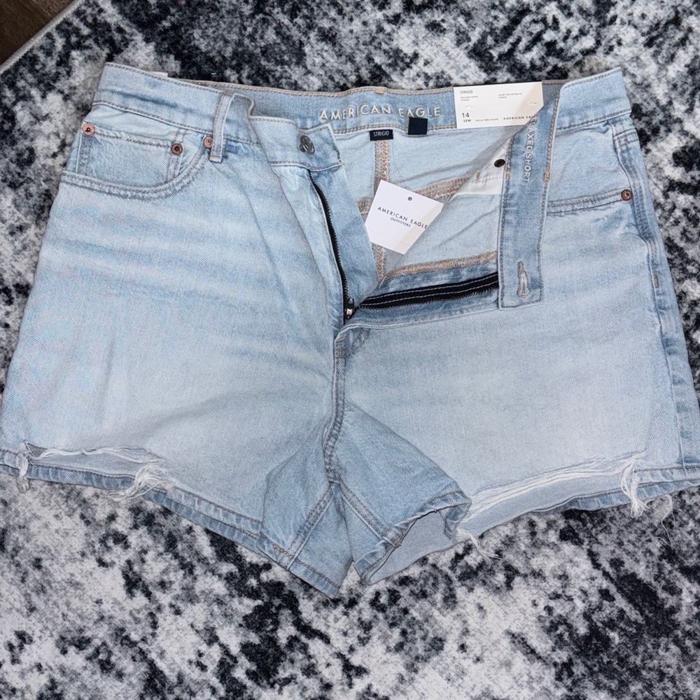 American Eagle Outfitters Light Wash Jean Shorts